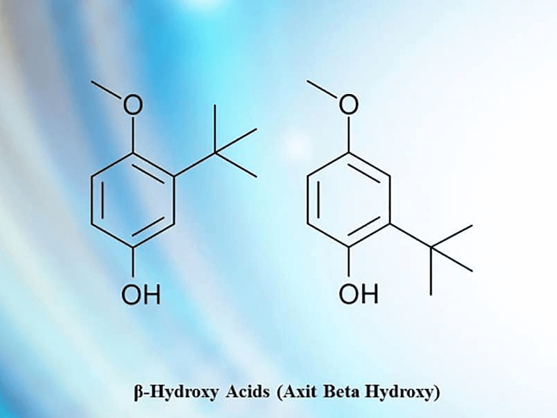 Cấu trúc phân tử của BHA
