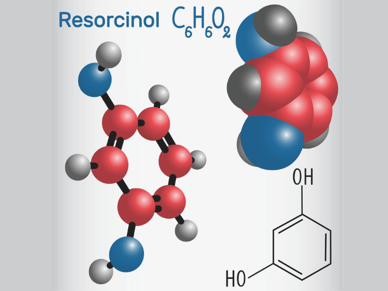Resorcinol được cấp phép sử dụng trong sản phẩm trị mụn không kê toa