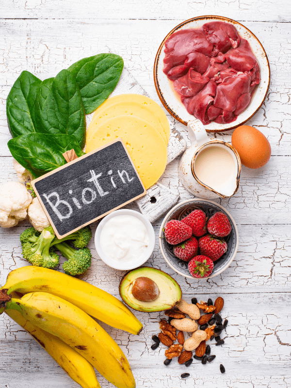 Biotin dễ dàng tìm thấy trong thực phẩm hằng ngày nên bạn không cần  dùng thêm biotin đường uống
